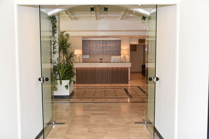 Interior entrance