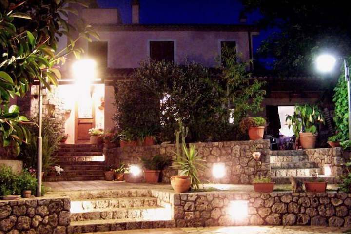 Front of property - evening/night