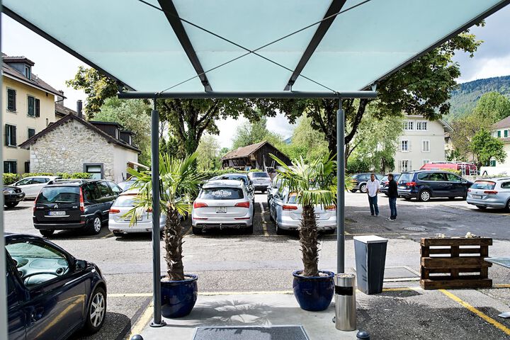 Interior entrance