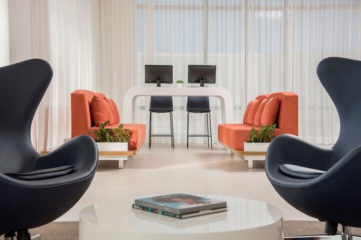 Lobby sitting area