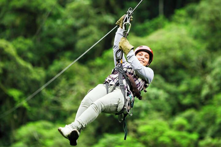 Ziplining