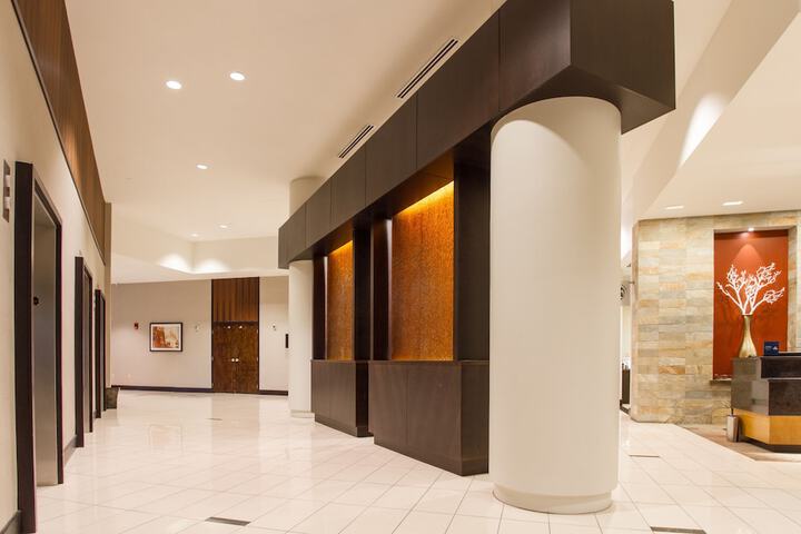 Interior entrance