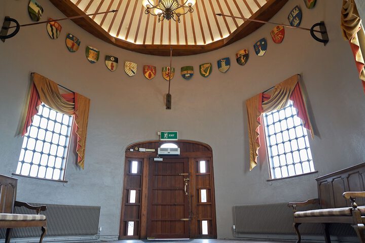 Interior entrance