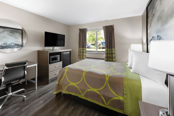 1 Double Bed Accessible Room Roll in Shower with Grab Bars (13 of 14)