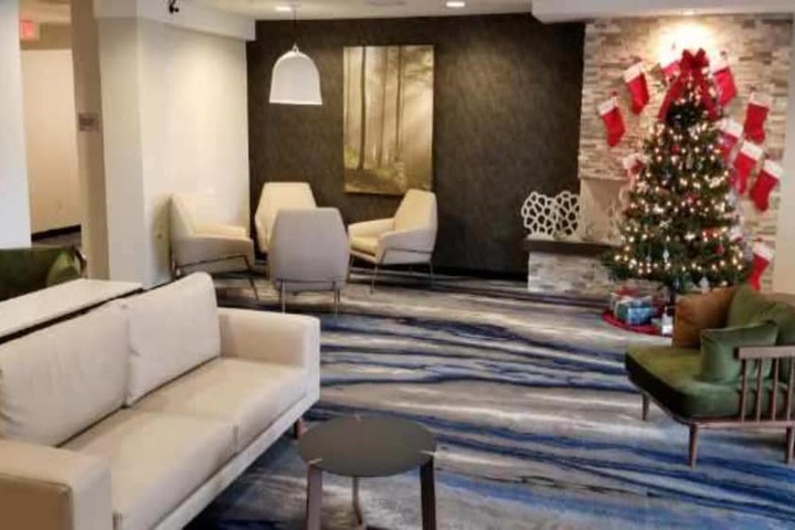 Lobby sitting area