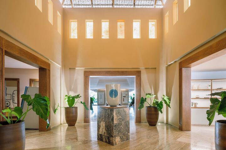 Interior entrance