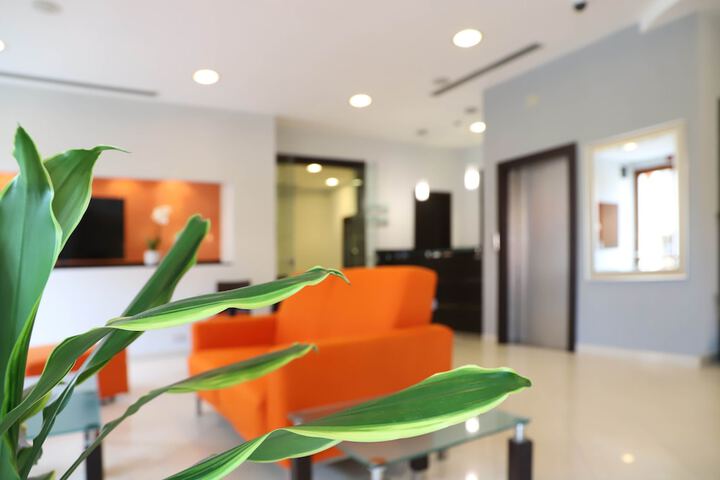 Lobby sitting area