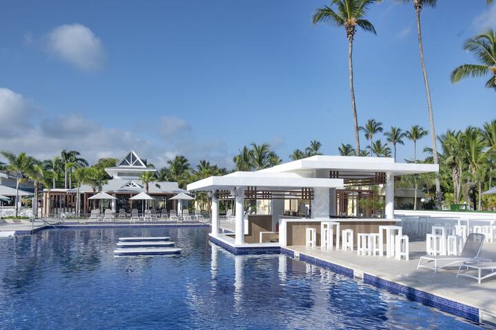 Swim-up bar