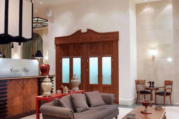 Interior entrance