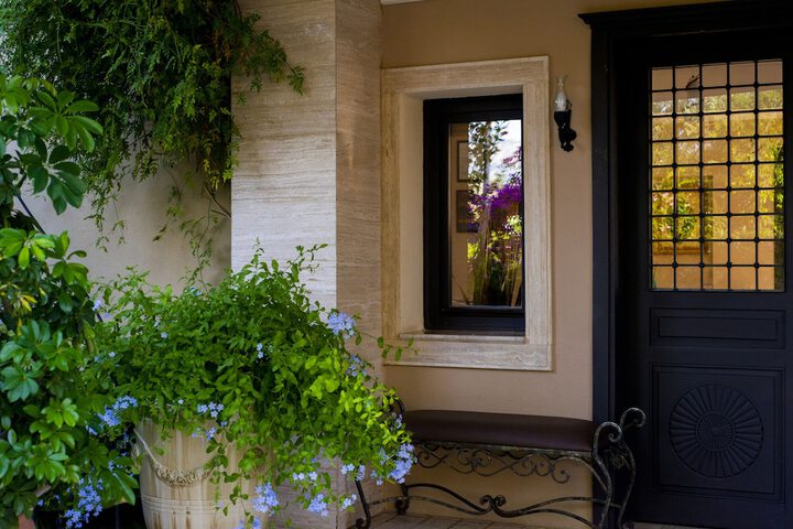 Interior entrance