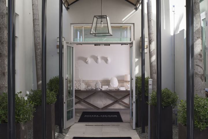 Interior entrance