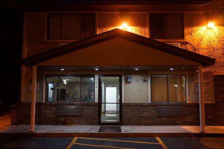 Front of property - evening/night