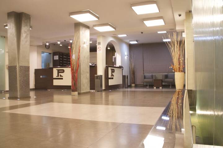Interior entrance