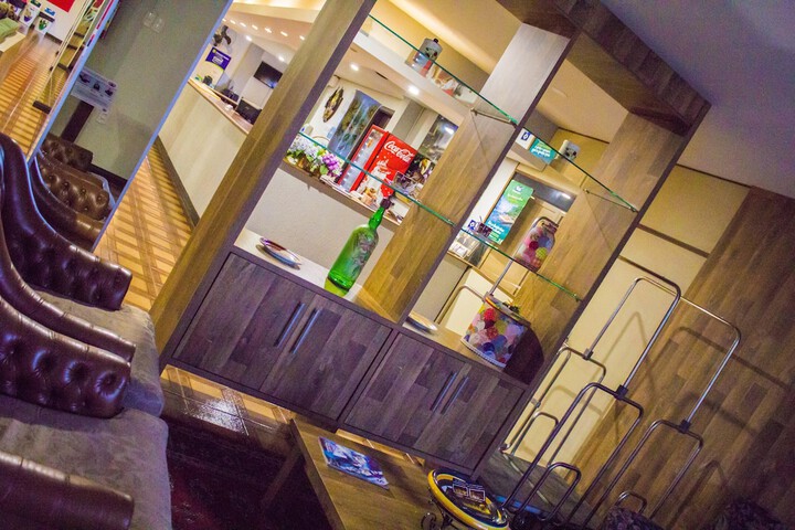 Interior entrance