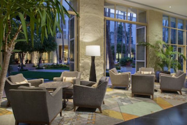 Lobby sitting area