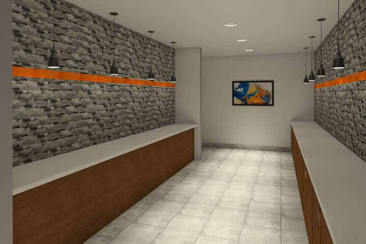 Breakfast area