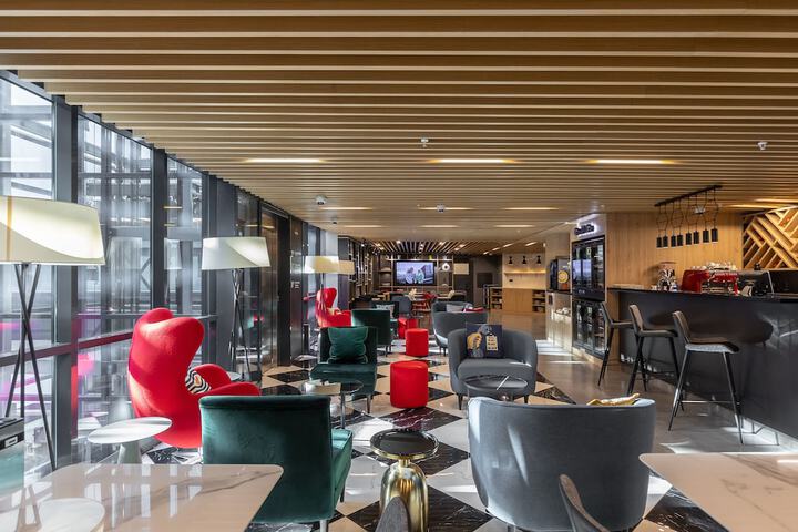 Lobby sitting area