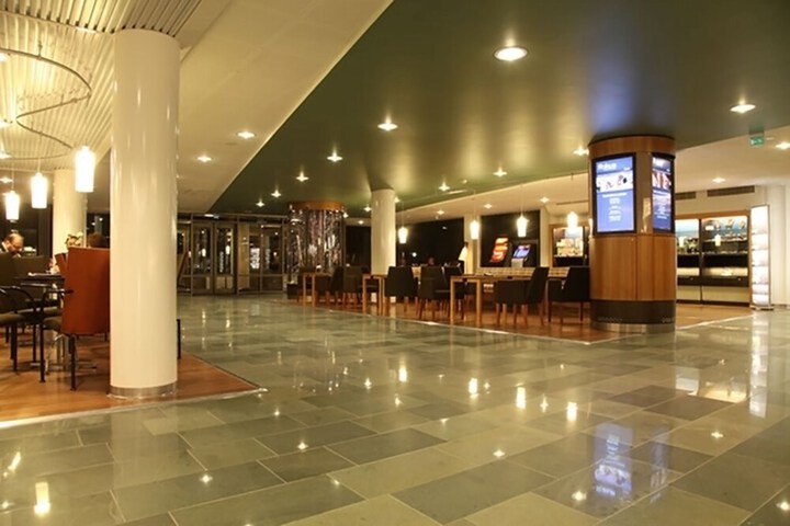 Interior entrance