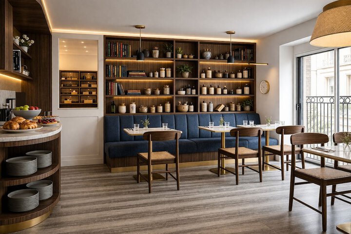 Breakfast area