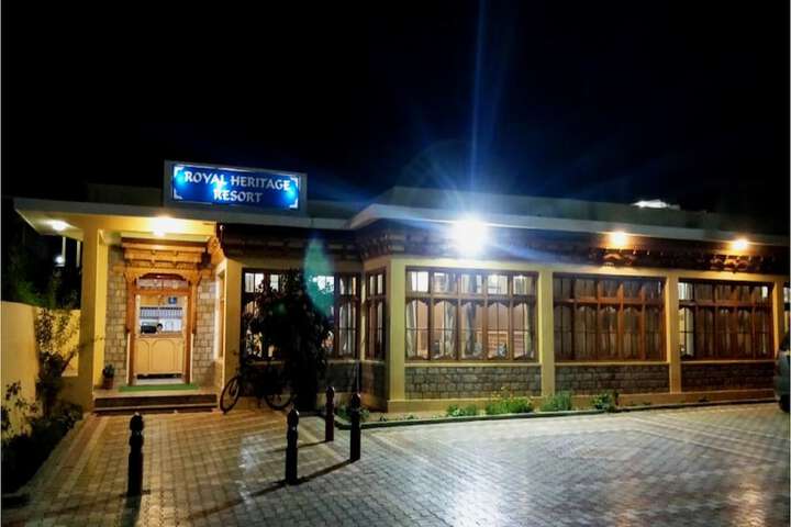 Front of property - evening/night