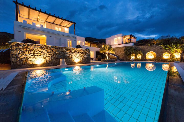 Front of property - evening/night
