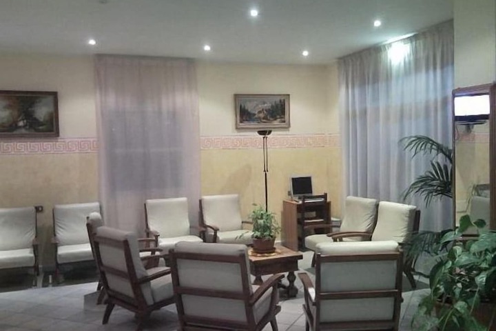 Lobby sitting area