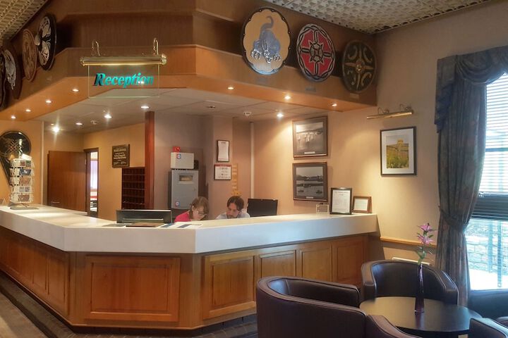 Interior entrance