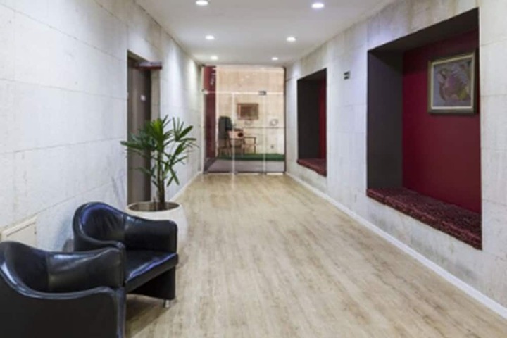 Interior entrance