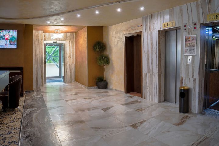 Interior entrance