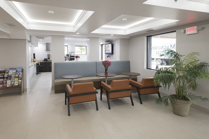 Lobby sitting area