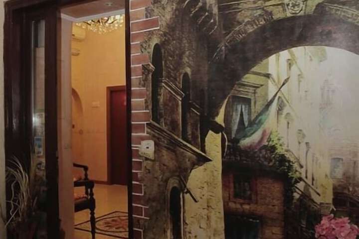 Interior entrance