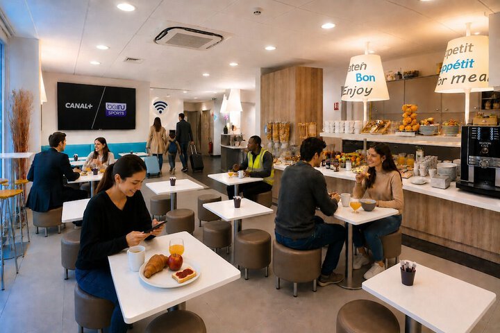 Breakfast area