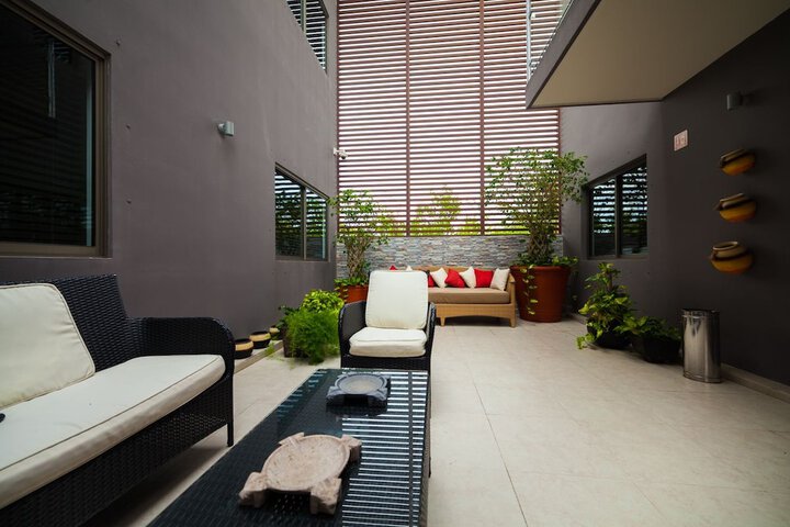 Interior entrance