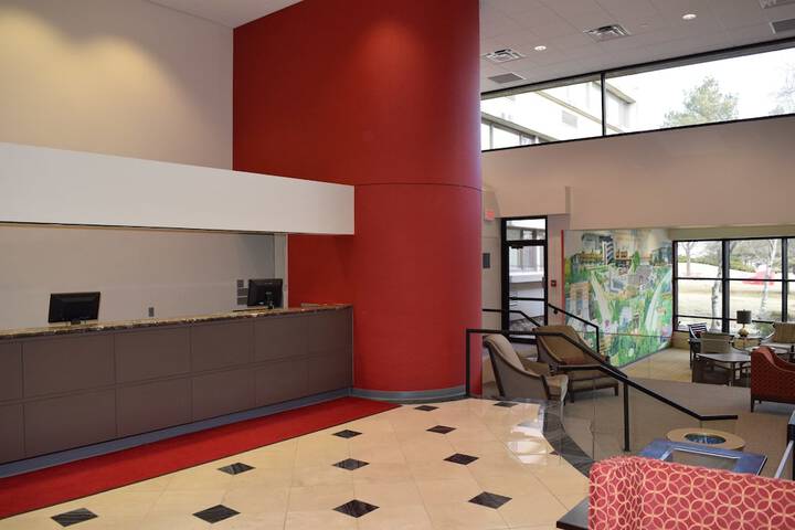Check-in/check-out kiosk