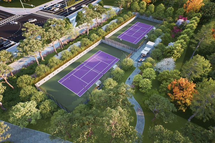 Tennis and Basketball Courts 66 of 107