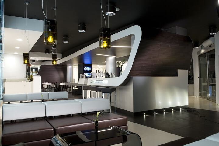 Lobby sitting area