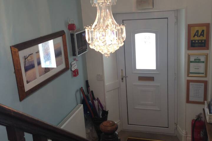 Interior entrance