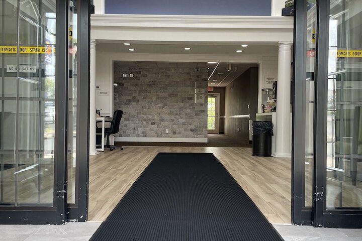 Interior entrance