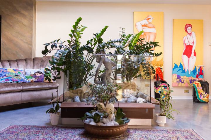 Lobby sitting area