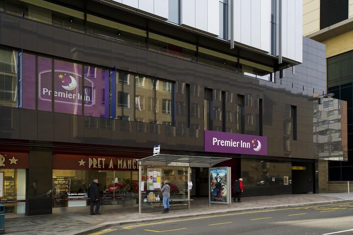 Exterior of Premier Inn Glasgow Cc Buchanan Galleries