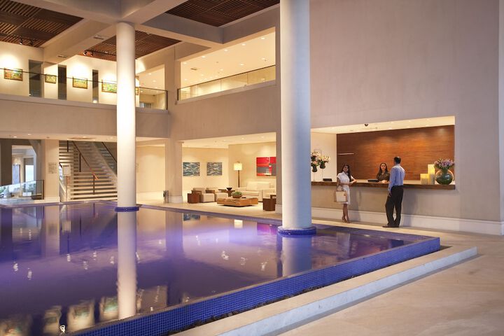 Interior entrance