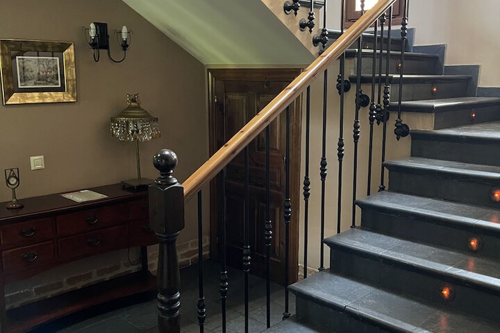Interior entrance