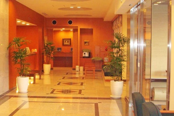Interior entrance