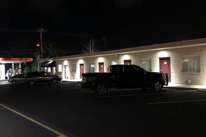Front of property - evening/night