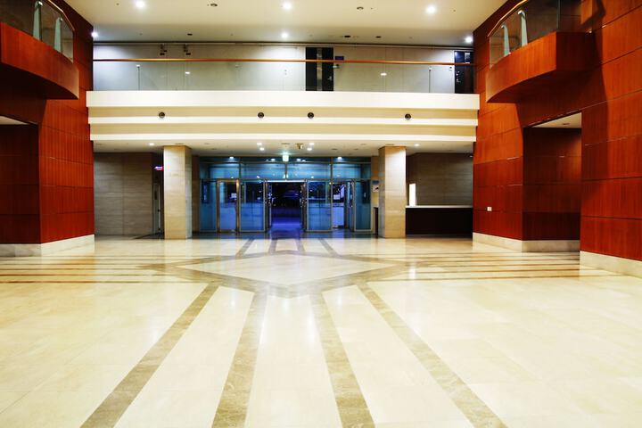 Interior entrance