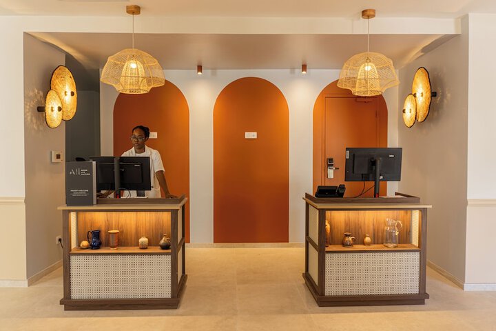 Interior entrance