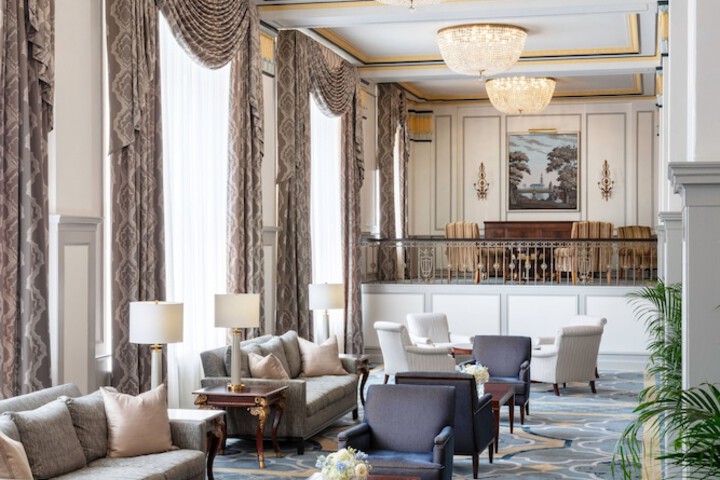 Lobby sitting area