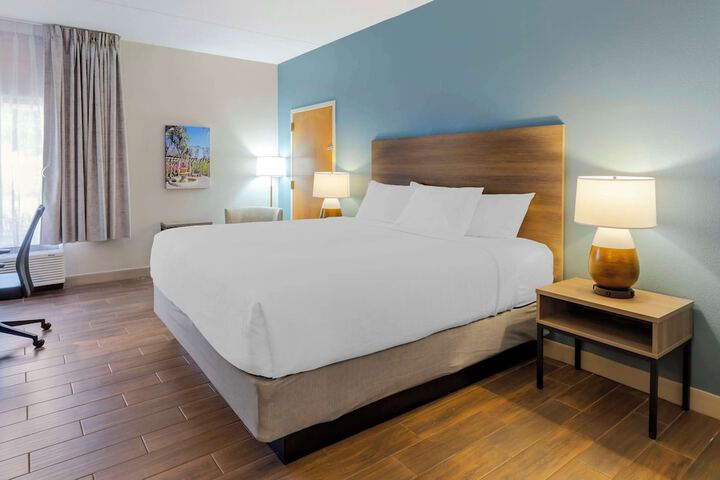 1 King Bed Microwave, Refrigerator Shower Only Full Breakfast (12 of 12)