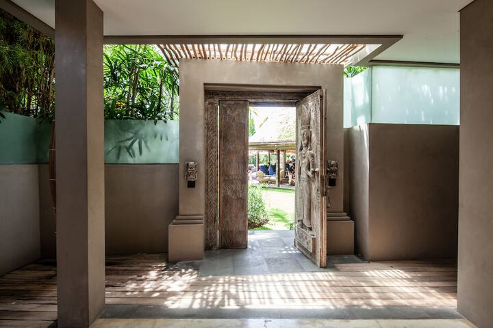 Interior entrance