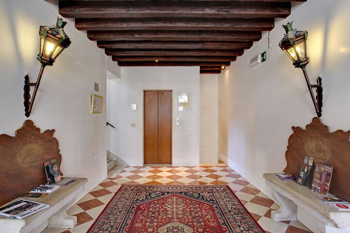 Interior entrance